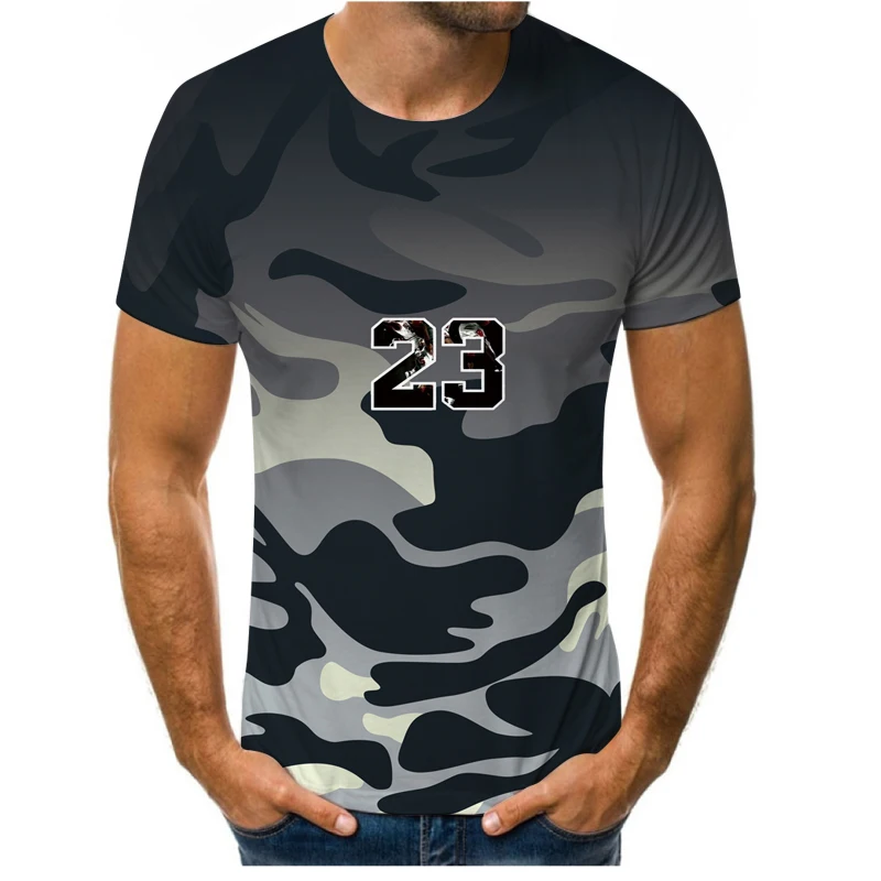 

Short sleeve T-shirt men's 2021 summer new camouflage uniform Joker sports fashion T-shirt short sleeve