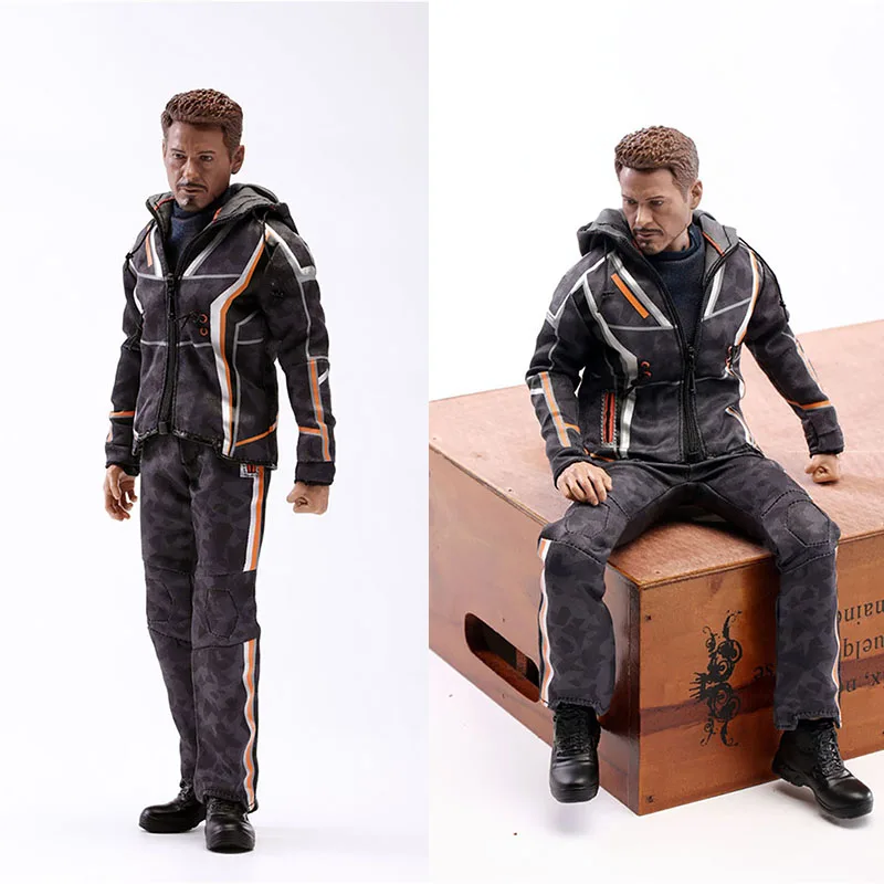 

XT-00116 1/6 Tony Nano Combat Uniform Set with Head Sculpt Male Soldier Clothes Model Fit 12'' Action Figure Dolls