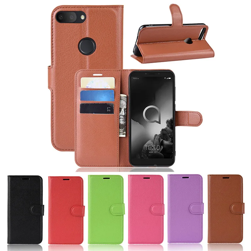 Роскошный кожаный откидной Чехол и кошелек с подставкой для Alcatel Pop C5 S7 D1 Idol X 2 S 3 4