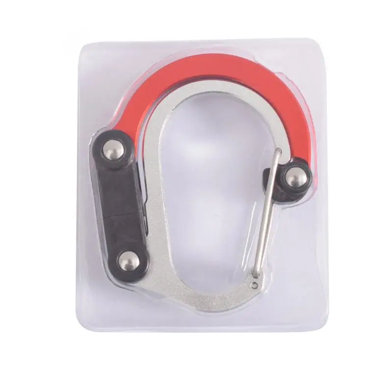 

New Multifunctional D Shaped Screw Gate Carabiner Aluminum Alloy Climbing Locking Carabiner Outdoor Equipment Accessories