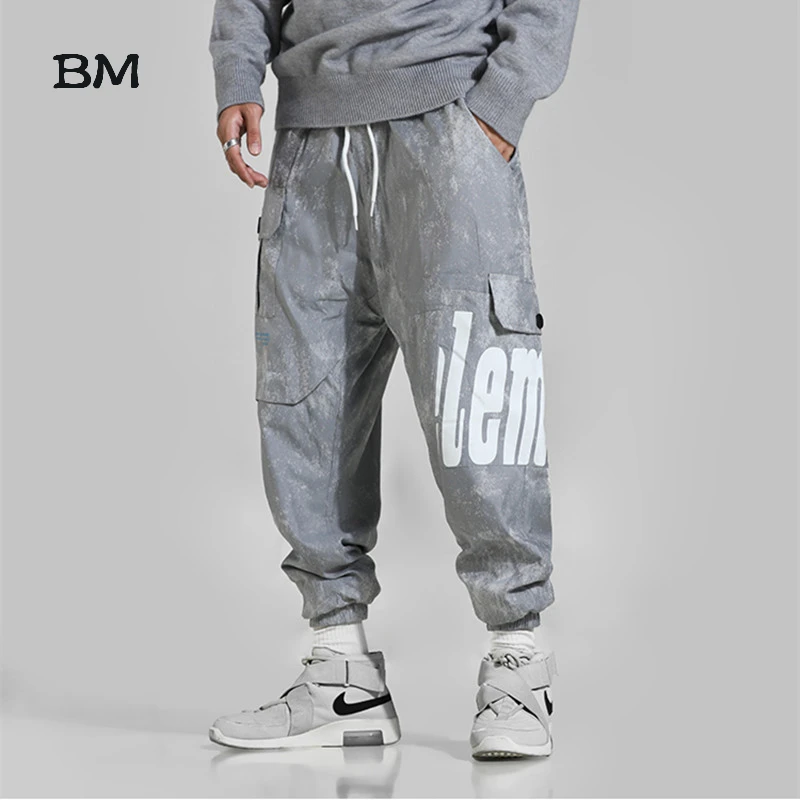 Уличная мода шаровары модные мужские штаны в Корейском стиле одежда хип хоп