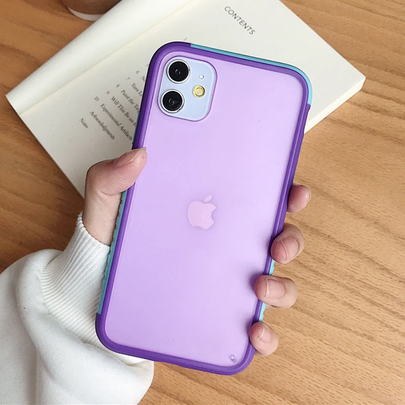 SUYACS однотонный чехол для телефона iPhone 11 Pro Max XS XR X 7 8 Plus мягкая ТПУ задняя крышка с