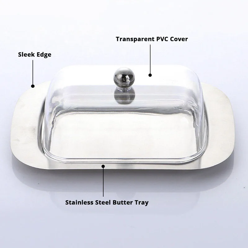 Контейнер для масла из нержавеющей стали кухни посуда готовки поднос хранения