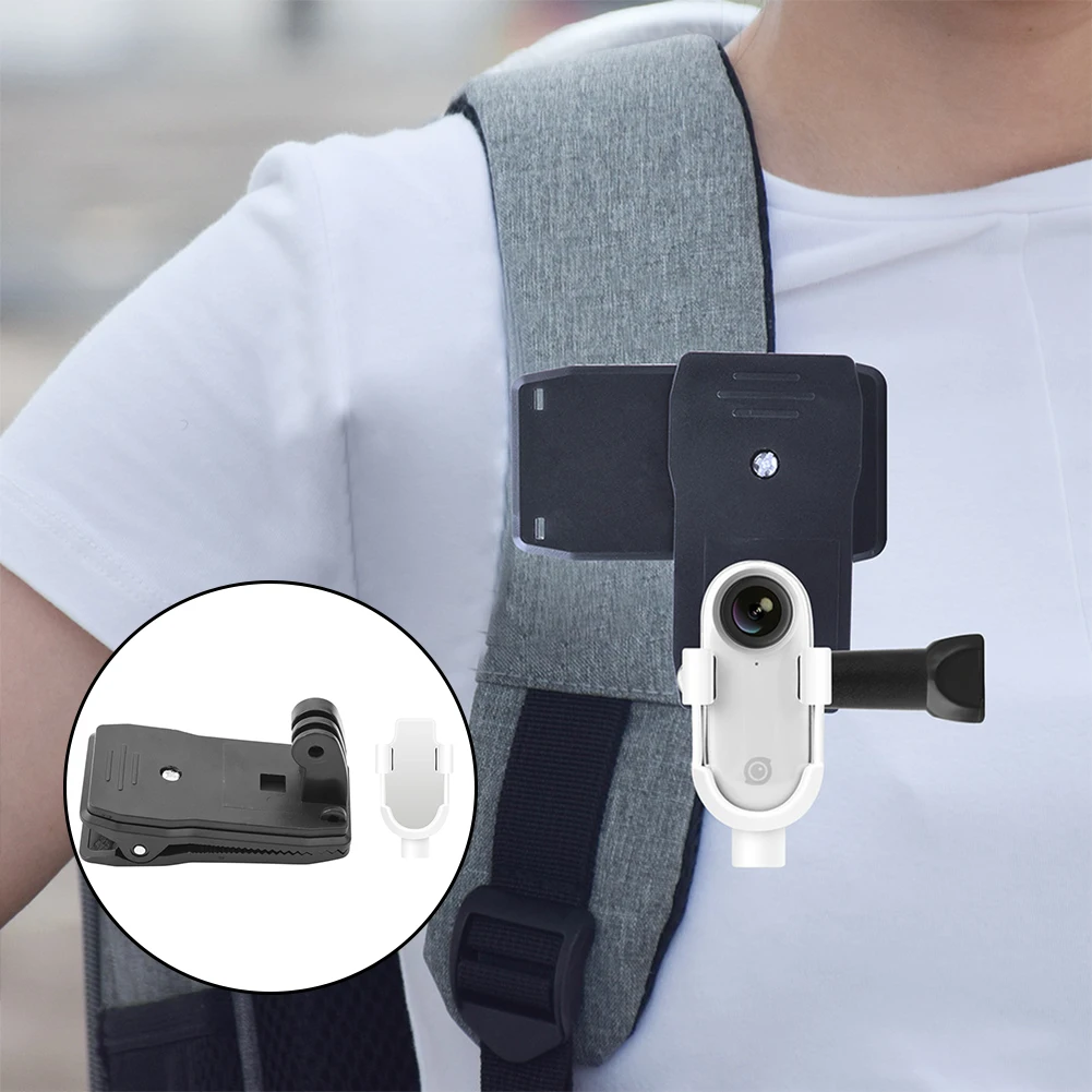 Portable Easy Install Handsfree Photography Backpack Mount Holder Action Camera Clip Belt Buckle Shoulder Strap For Insta360 GO |