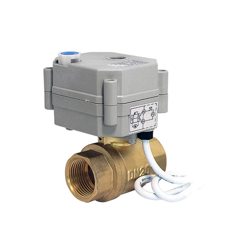 

1/2 дюймовый 12V DC 24 вольт DC пружинный обратный моторный шаровой клапан