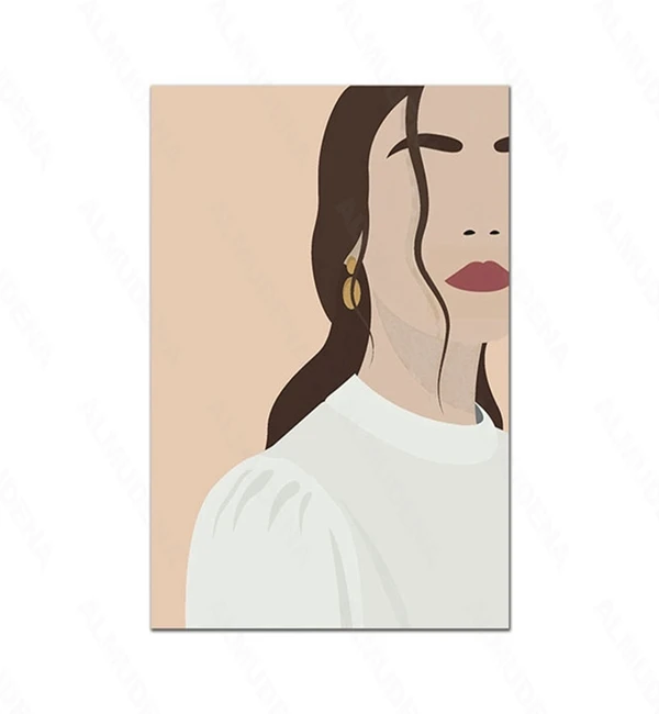 

Diy Diamond Painting Still Life Painting Brunette Girl Art Abstract Simple Handmade Diamond Round Diamond Square Diamond Home