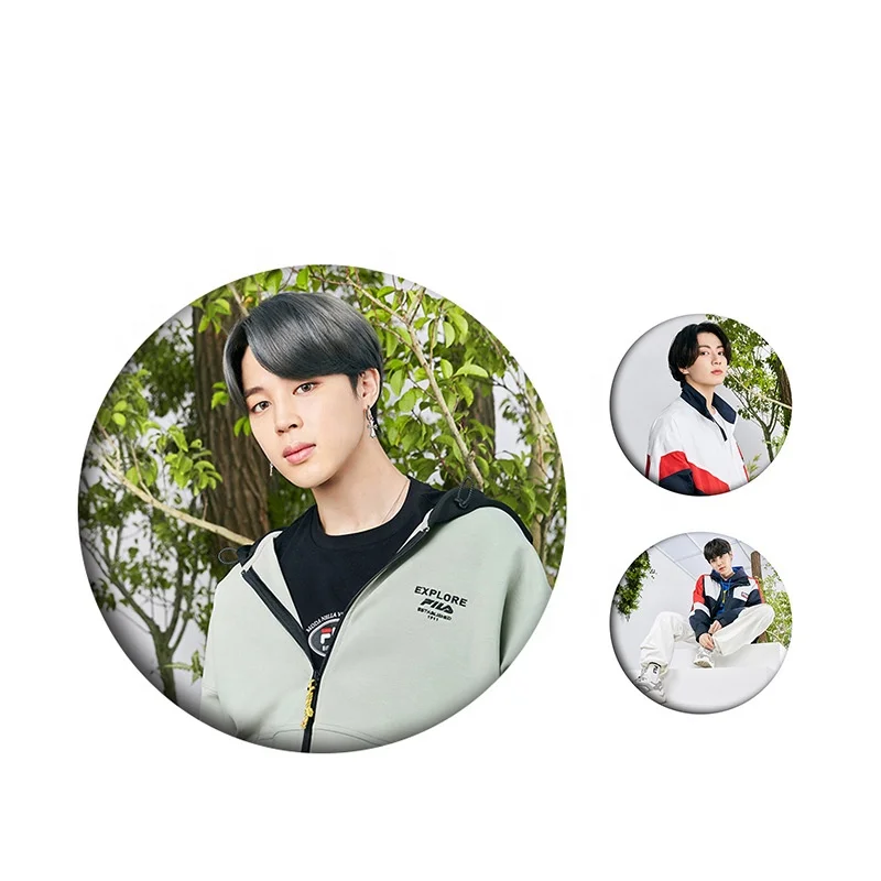 

Kpop Back to Nature Bangtan Boys Brooch Badge Button Pin Badge Brooch Pin Badges For Clothes Backpack Decoration Wholesale