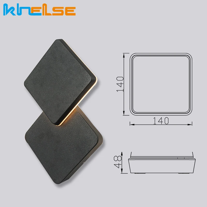 Современный светодиодный настенный светильник водонепроницаемый IP54 потолочный