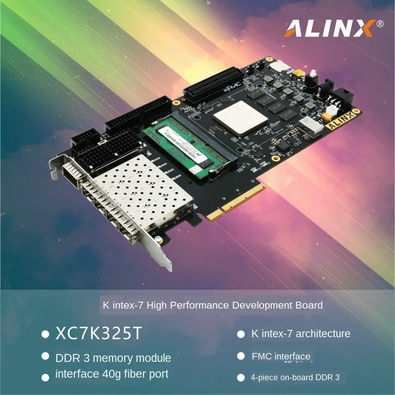 Alinx XILINX FPGA черная Золотая плата разработки Kintex 7 K7 PCIE карта акселератора AX7325