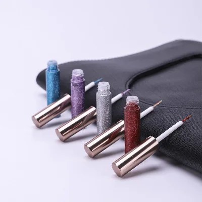 Блестящие тени для век жидкая подводка глаз блестящие подводки косметика