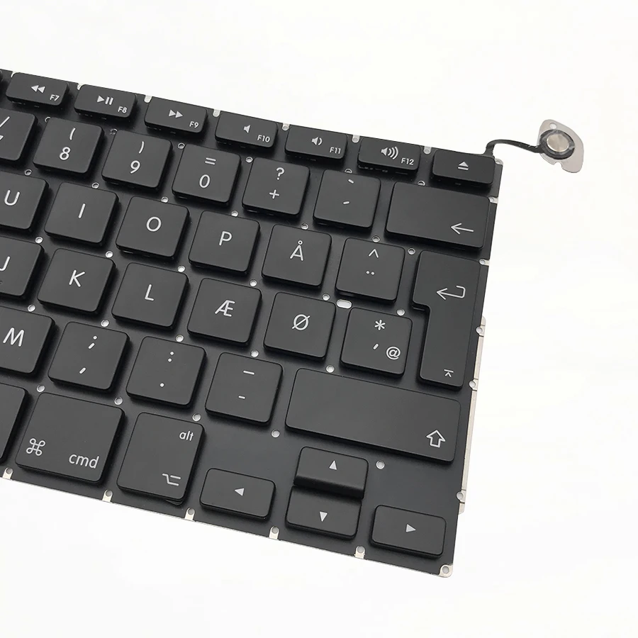 Новая Дания Датская клавиатура для Macbook Pro 13 &quotUnibody A1278 2009 2010 2011 2012|Клавиатуры