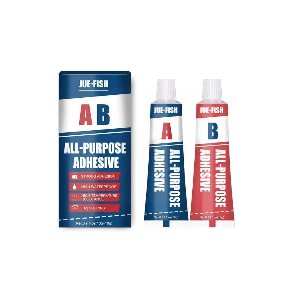 

AB Glue Acrylate Structure Glue Special Quick-Drying Glue Strong Waterproof Glue Supplies Glass Home Adhesive Metal J2X6