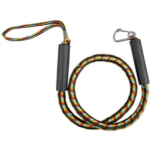 Растягивающаяся док-станция Top Bungee Для Каяка, Гидроцикла, морского спорта с пенным поплавком, зажим из нержавеющей стали для лодки, док-станции, веревка 4 фута 5 футов 6 футов