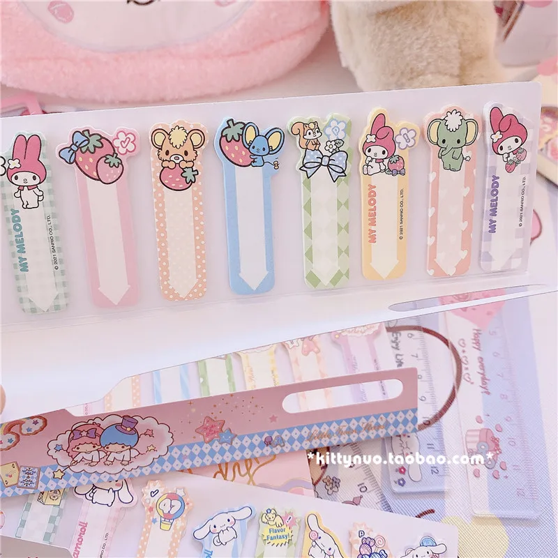 Cute Melody Cinnamoroll Notes Memo Pad Diary Stationary Scrapbook Index bookmarks Decorative Kawaii N Times Sticky | Игрушки и хобби