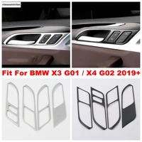 car inner door handle bowl cover trim for bmw x3 g01 2018 2022 x4 g02 2019 2021 stainless steel accessories interior kit