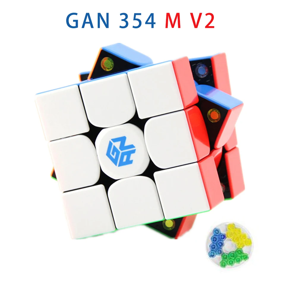 

Original GAN354M V2 Magnetic 3x3x3 Magic Cube GAN354 M 3x3 Magnetic Speed Cube GAN 354 M Puzzle Cubo Magico Gans 3x3x3 Cube