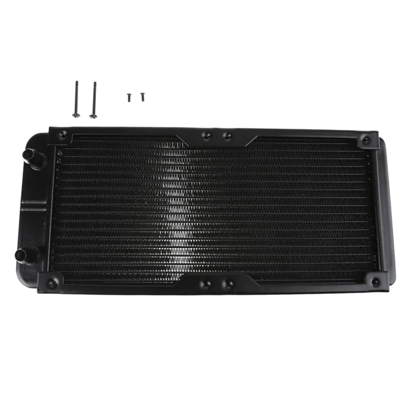 Алюминиевый радиатор для водяного охлаждения компьютера 240 мм 18 трубок|Кулеры и