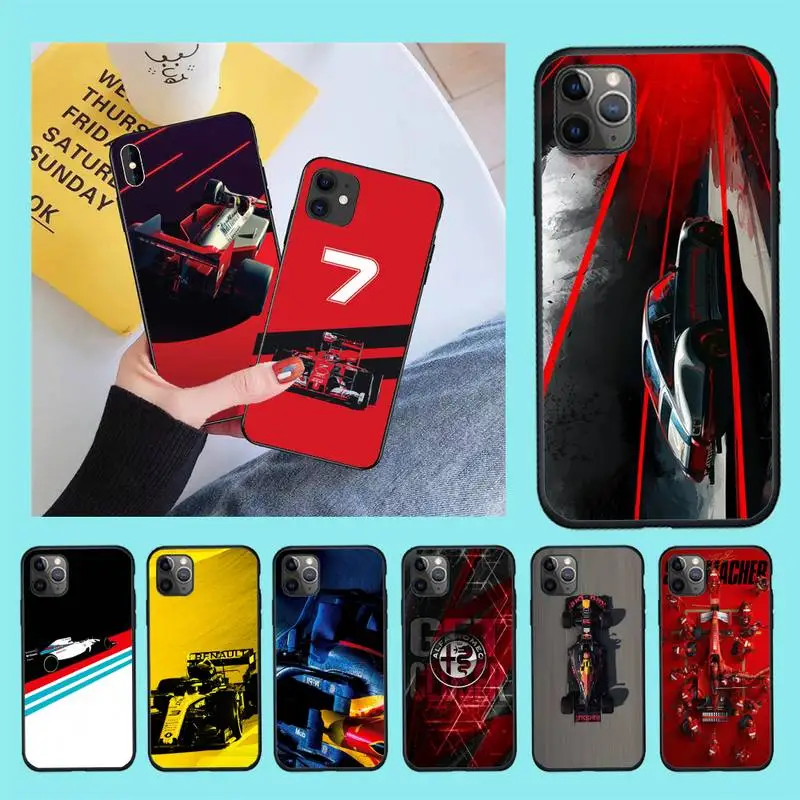 Чехол CUTEWANAN для телефона Formula 1 Racing F1 Новое поступление черный чехол iPhone 11 pro XS MAX 8 7 6