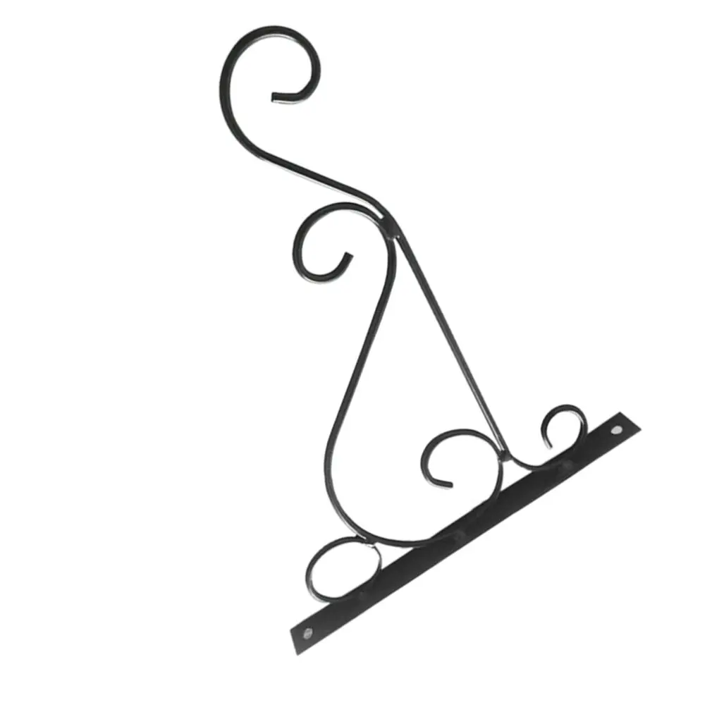 Смелые кованые цветочные стойки настенные подвесные кронштейны крючки рамка
