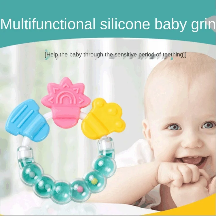 

New Silicone Teethers Rattle Teether for Teeth Baby Accessories Baby Health Teether Bebe Reborn Babies Accessories Newborn