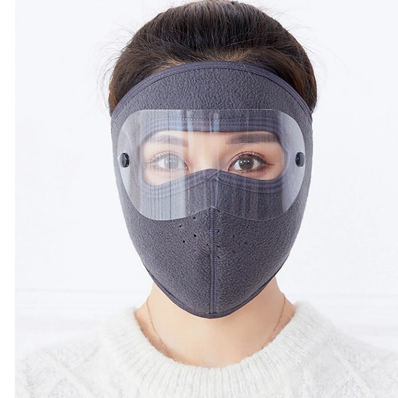 Мотоциклетная маска для лица уличная зимняя теплая Пылезащитная защиты глаз