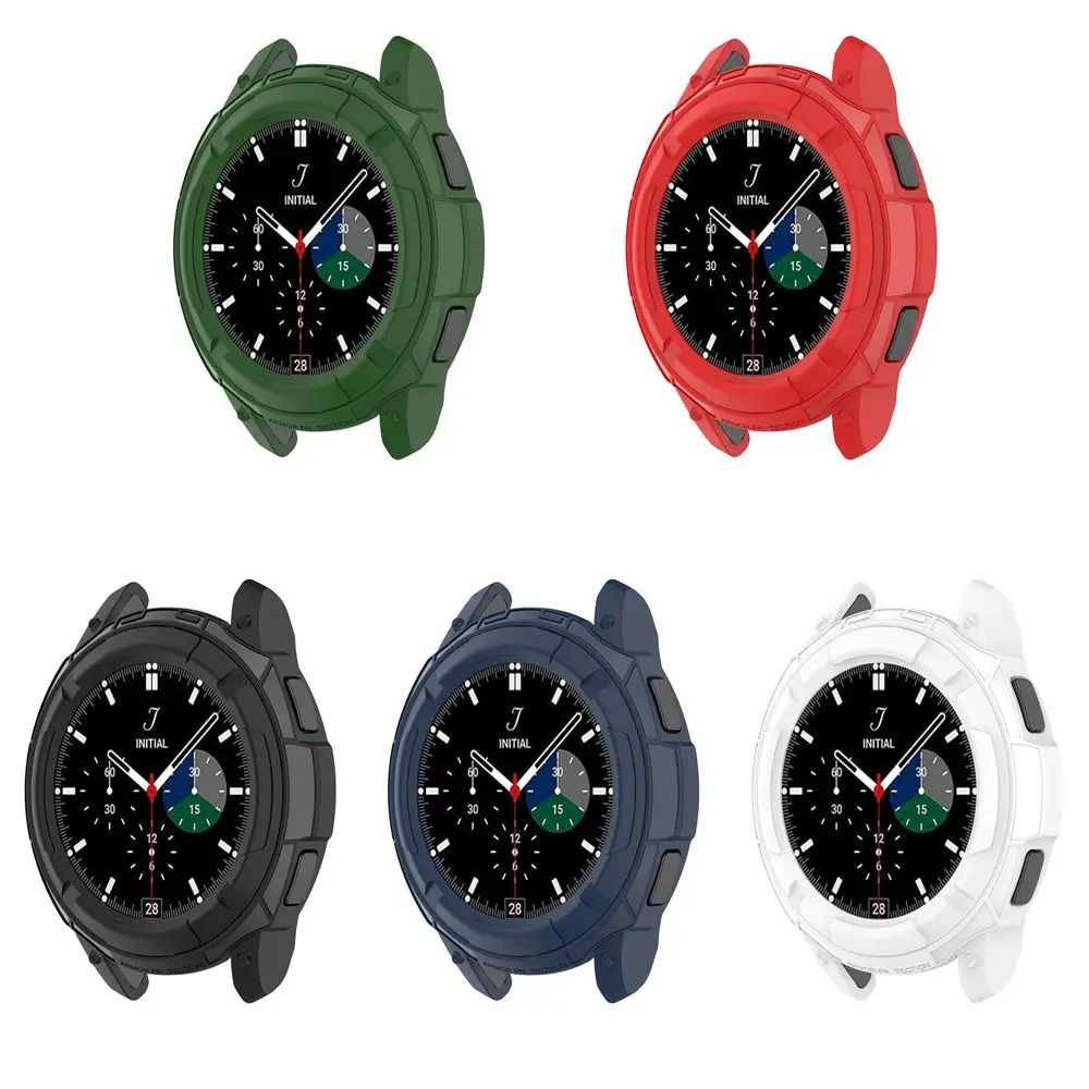 

40mm 44mm Shell Frame Bumper Protective TPU Screen Protector Case Cover For Samsung Galaxy Watch 4 Classic