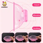 Молокоотсос с присоской для увеличения груди, интимные изделия, стимулятор сосков, женская мастурбация