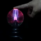 Стеклянный плазменный шар светильник Свет Волшебный шар для вечеринки электростатический мигающий шар для подарка