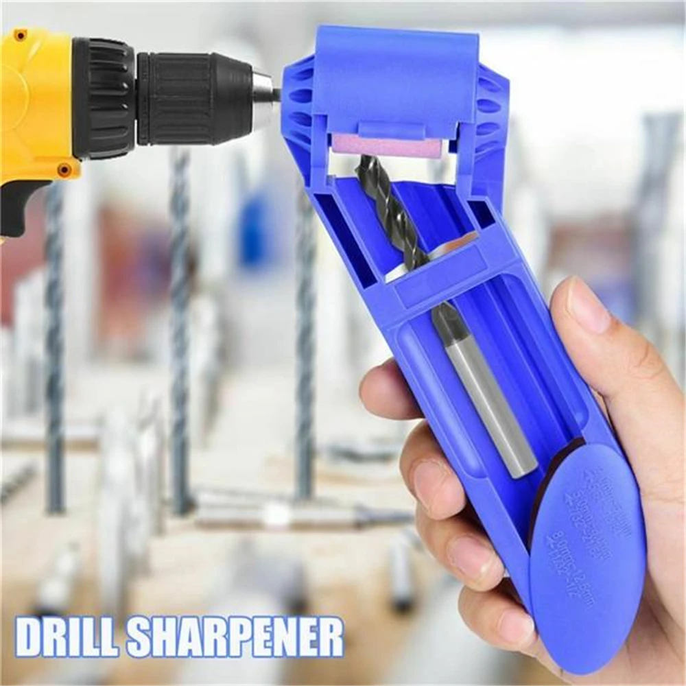 1PCS Drill Bit Sharpener Kitchen Gadget Powered Tool Parts Portable Corundum Accessories Grinding Wheel | Инструменты
