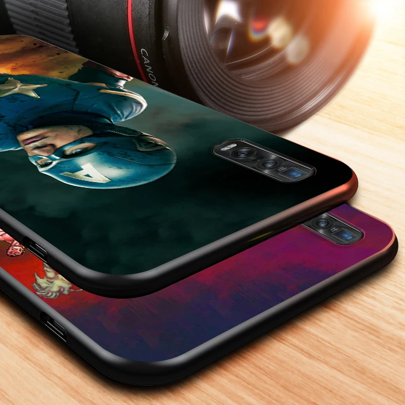 

Marvel Captain Art for OPPO Find X3 X2 A93 A92 A73 A72 A53 A52 A32 A12 AX7 A5 Neo Pro Lite Black Phone Case