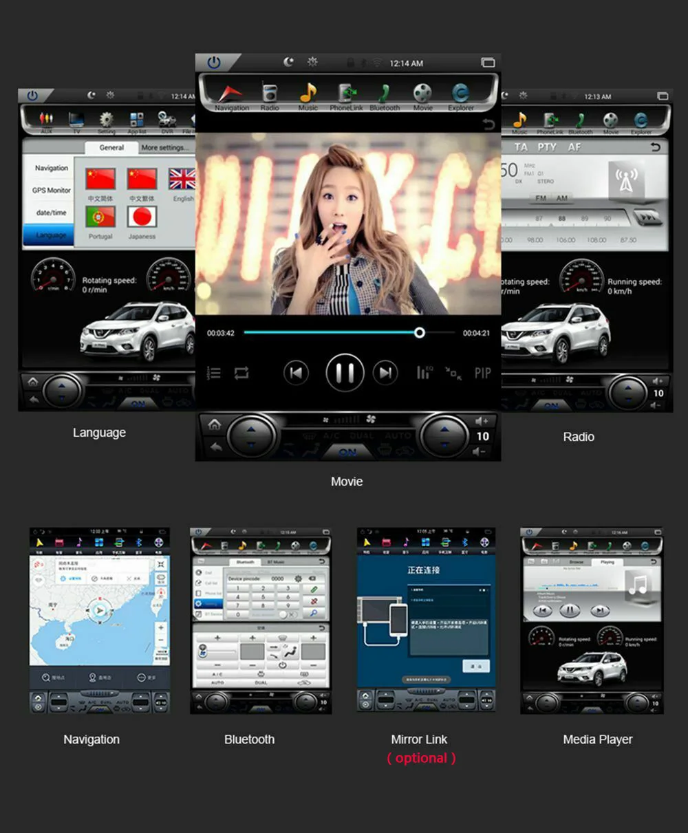 Android 8 1 Автомобильный GPS навигационный мультимедийный плеер для Lexus RX270 RX350 RX450H