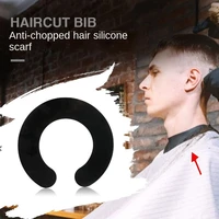 haircut shoulder pad neck shield shawl hair dyeing tool silicone salon supplies hair transparent bib barber professional tool