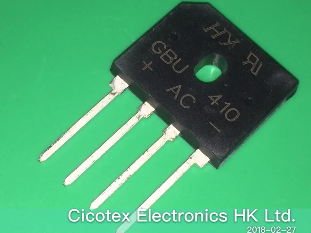 10pcs/lot GBU410 ZIP4 GBU410-G DIP4 RECTIFIER BRIDGE 4A 1000V 1KV GBU 410 GBU410G | Motor Driver