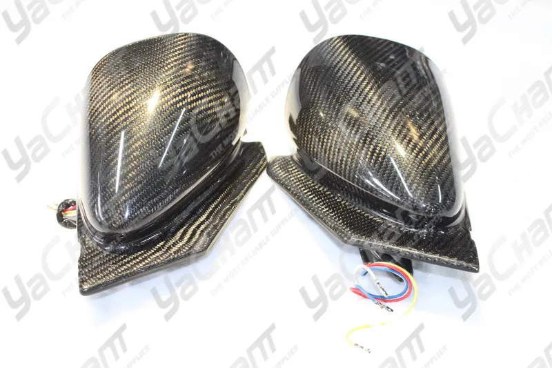 Боковое зеркало из углеродного волокна RI Style (электрическое) подходит для 2001 2007