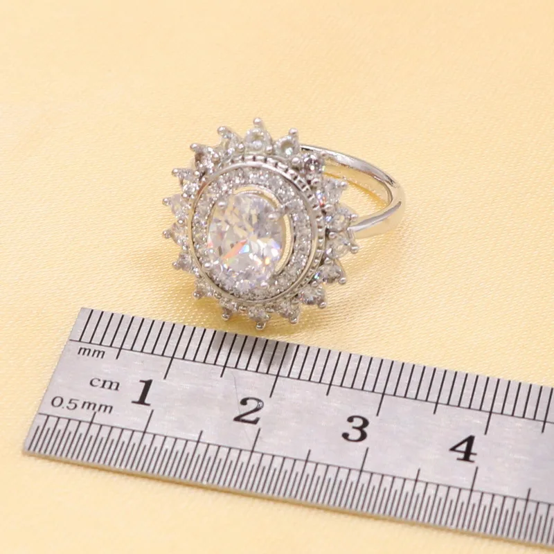 Женский ювелирный комплект колье подвеска серьги кольцо браслет | Украшения и