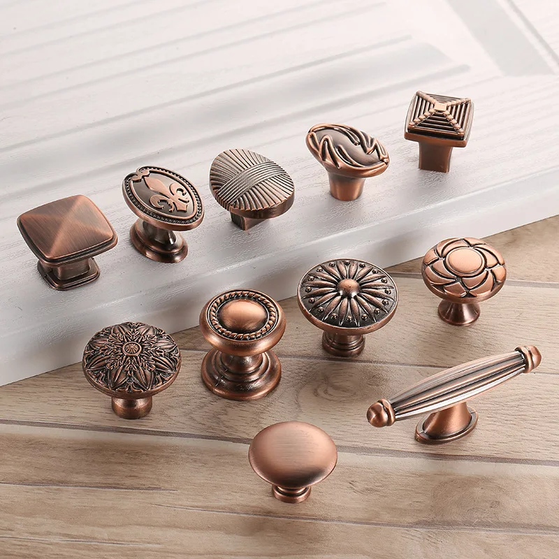 Ручка в стиле ретро одно отверстие кухонный шкаф выдвижной ящик Европейский