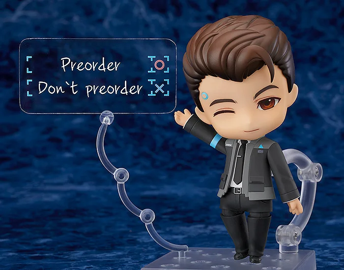 

Original Good Smile Nendoroid Detroit Become Human Connor Q Version Japanese Animation Best Gift for Adults and Children