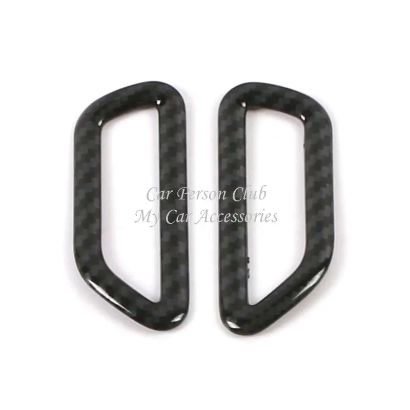 Carbon Fibre Console Side Air Condition Outlet Cover Interior Frame Molding Trim For Toyota RAV4 RAV 4 2019 2020 Car Accessories |