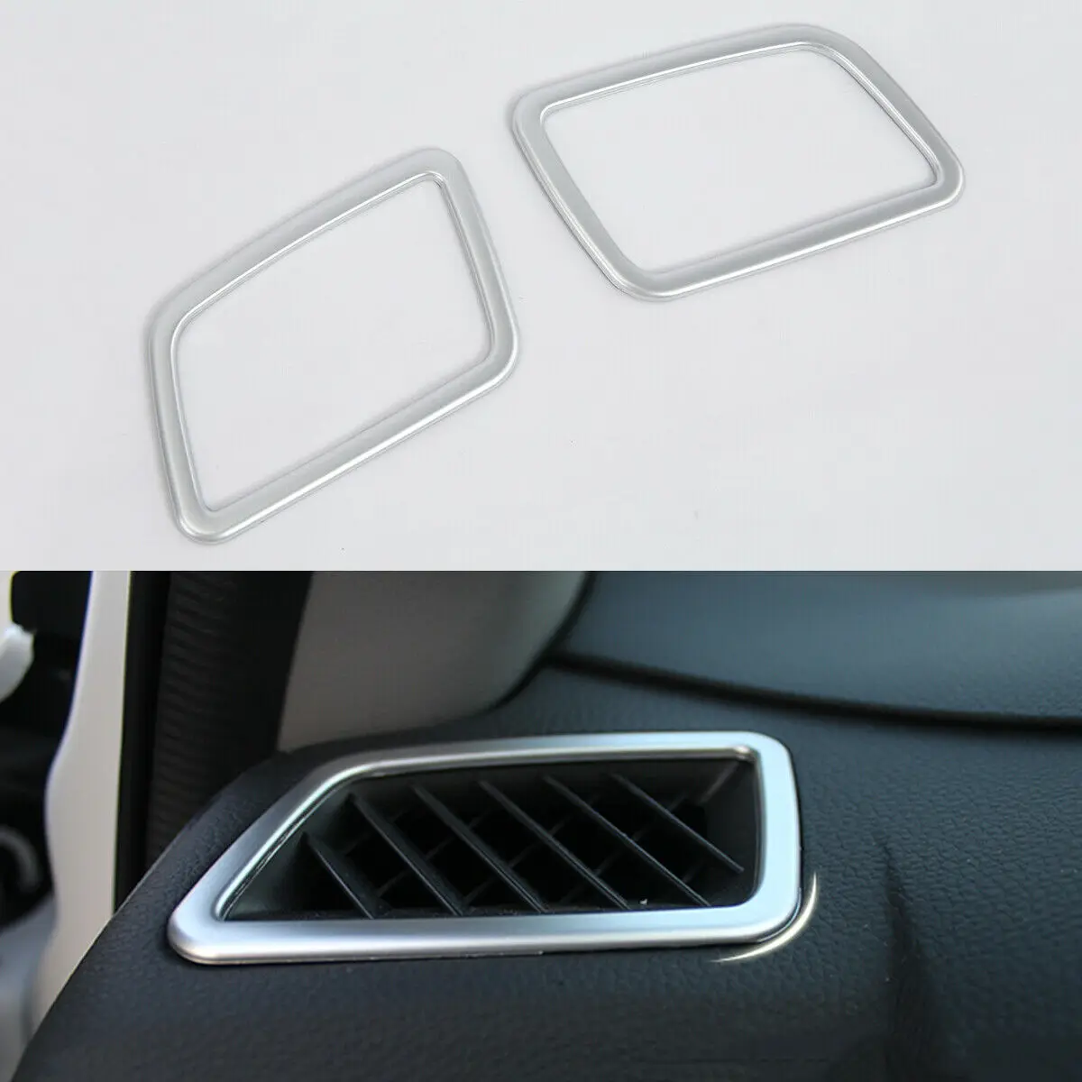 Хромированная передняя рамка для вентиляционного отверстия обшивка молдинг