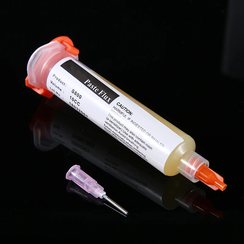 1 трубка 10CC SMD BGA паяльный флюс паяльной пасты шарики припоя поток с иглой паяльник