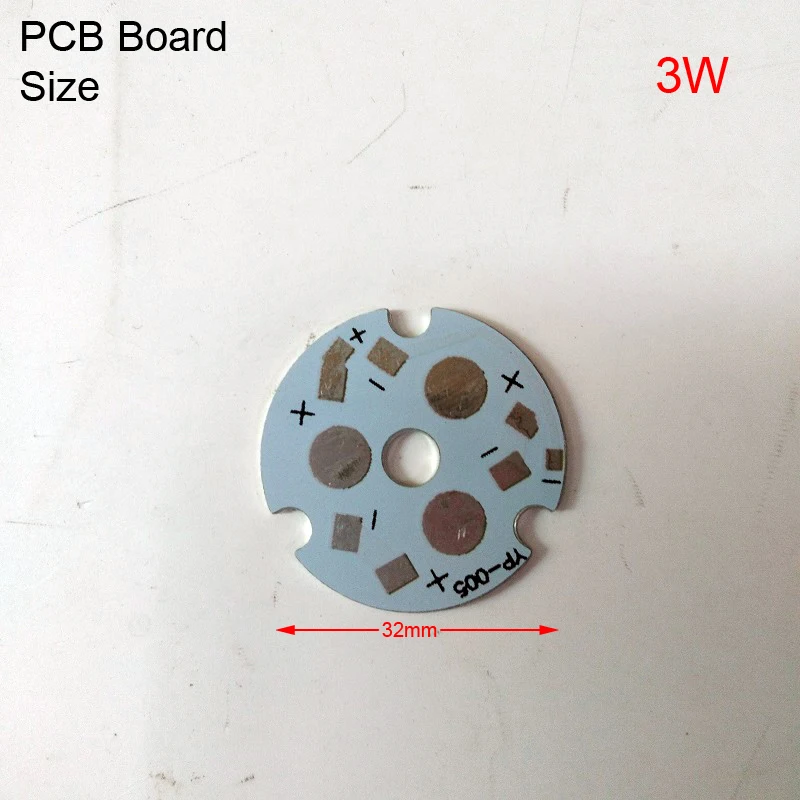 3W 24mm 1/5/10/50 шт База Светодиодный пластина pcb самодельный радиатор Панель для потолочного освещения, bulib свет Алюминий доска 1/3/4/5/7/9/12W подложка - Испускаемый цвет: 3W 24mm