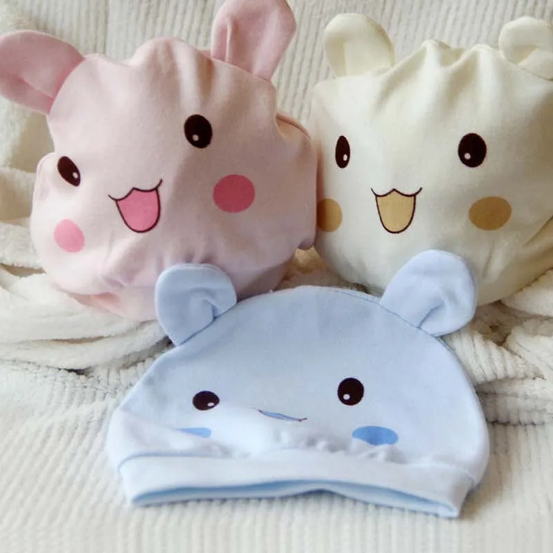 Милая новая яркая мультяшная хлопковая детская шапочка для мальчиков и девочек