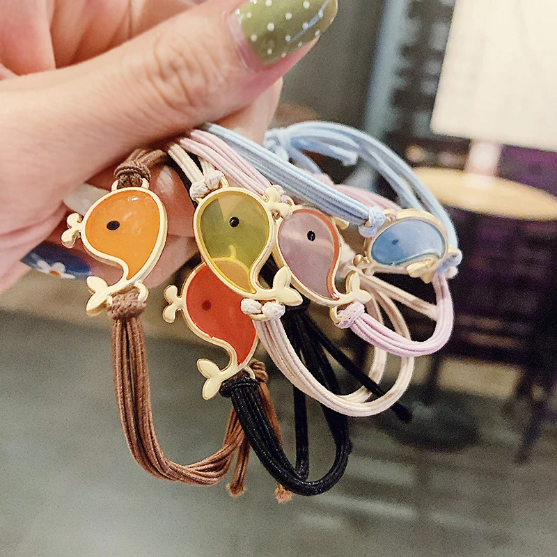 YYOUFU новый мультфильм Корея маленький свежий КИТ головы Веревка хвост держатель