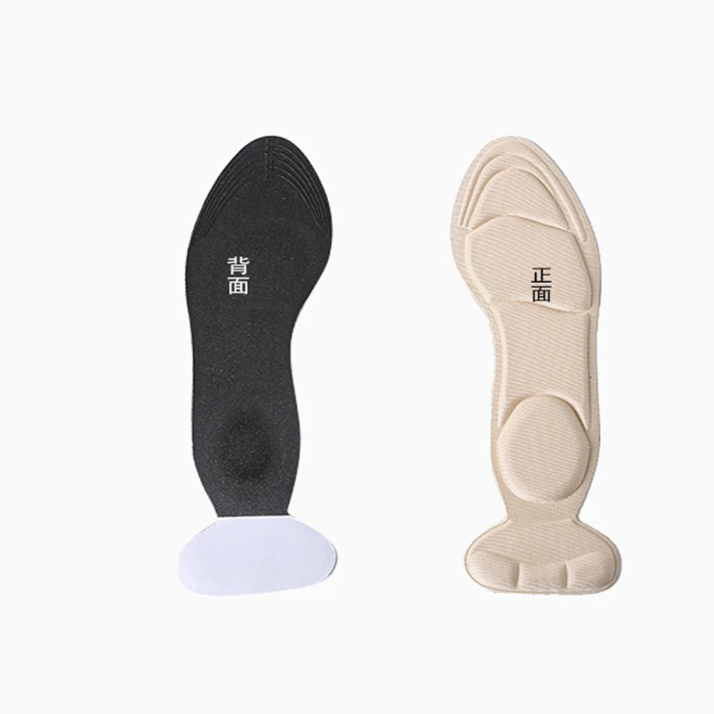 

1 Pair Insole Pad Inserts Heel Post Sticker Back Breathable Anti-slip for High Heel Shoe New Women's Thickening Massage Insoles
