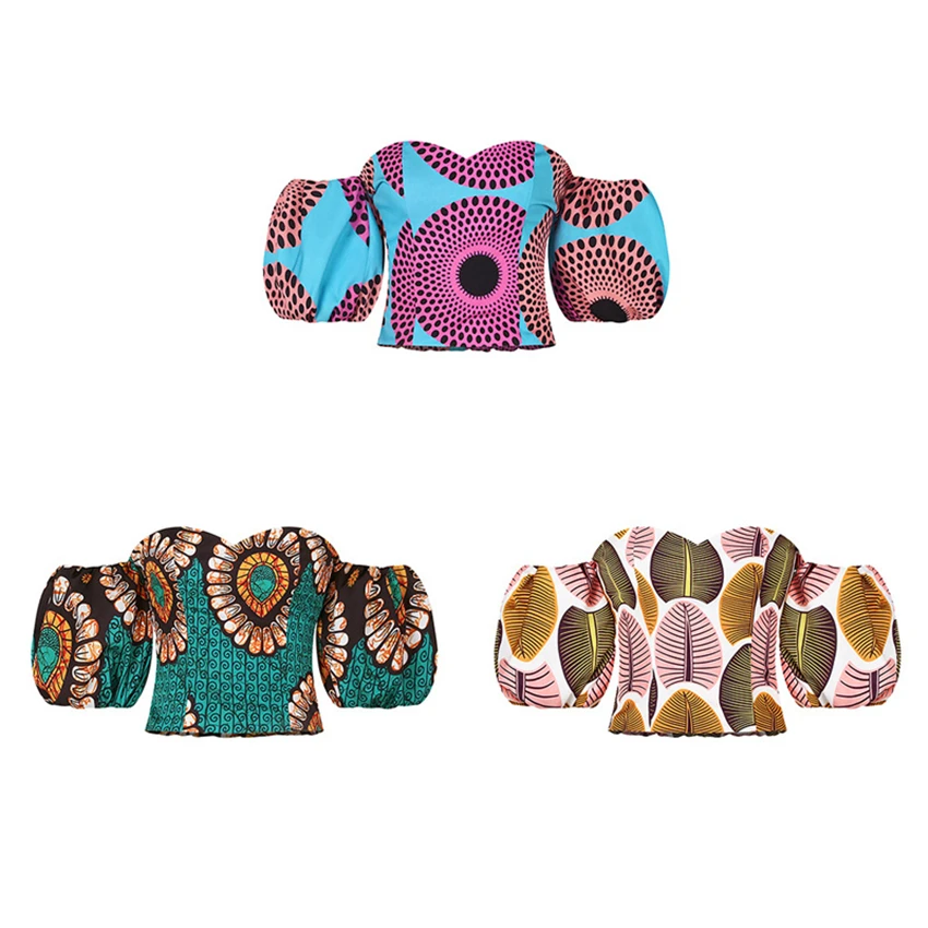 Летняя Сексуальная Женская африканская одежда новинка 2022 Дашики рубашки с