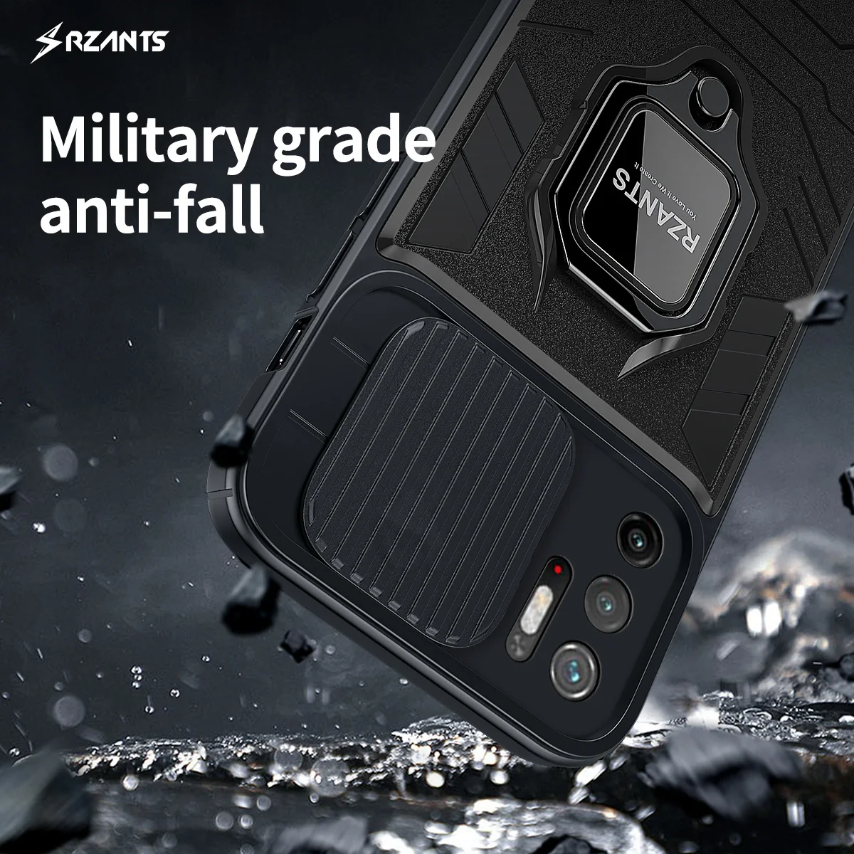 Чехол Rzants для защиты камеры от скольжения Xiaomi POCO M3 PRO чехол с нажимным объективом