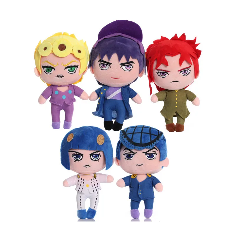 Оптовая продажа 15 шт./лот 22 см милые Josuke Джованна Нориаки Джотаро мягкие игрушки