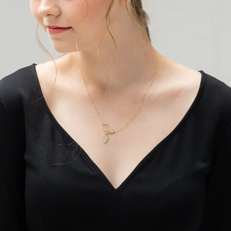 Персонализированные ожерелья с именем и сердцем эхометр аксессуары именные