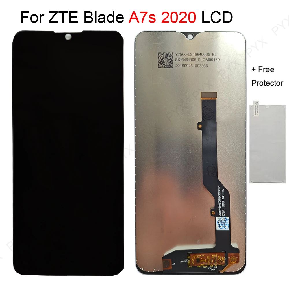 Оригинальный ЖК-дисплей для ZTE Blade A7s 2020 A7020 A7020RU кодирующий преобразователь