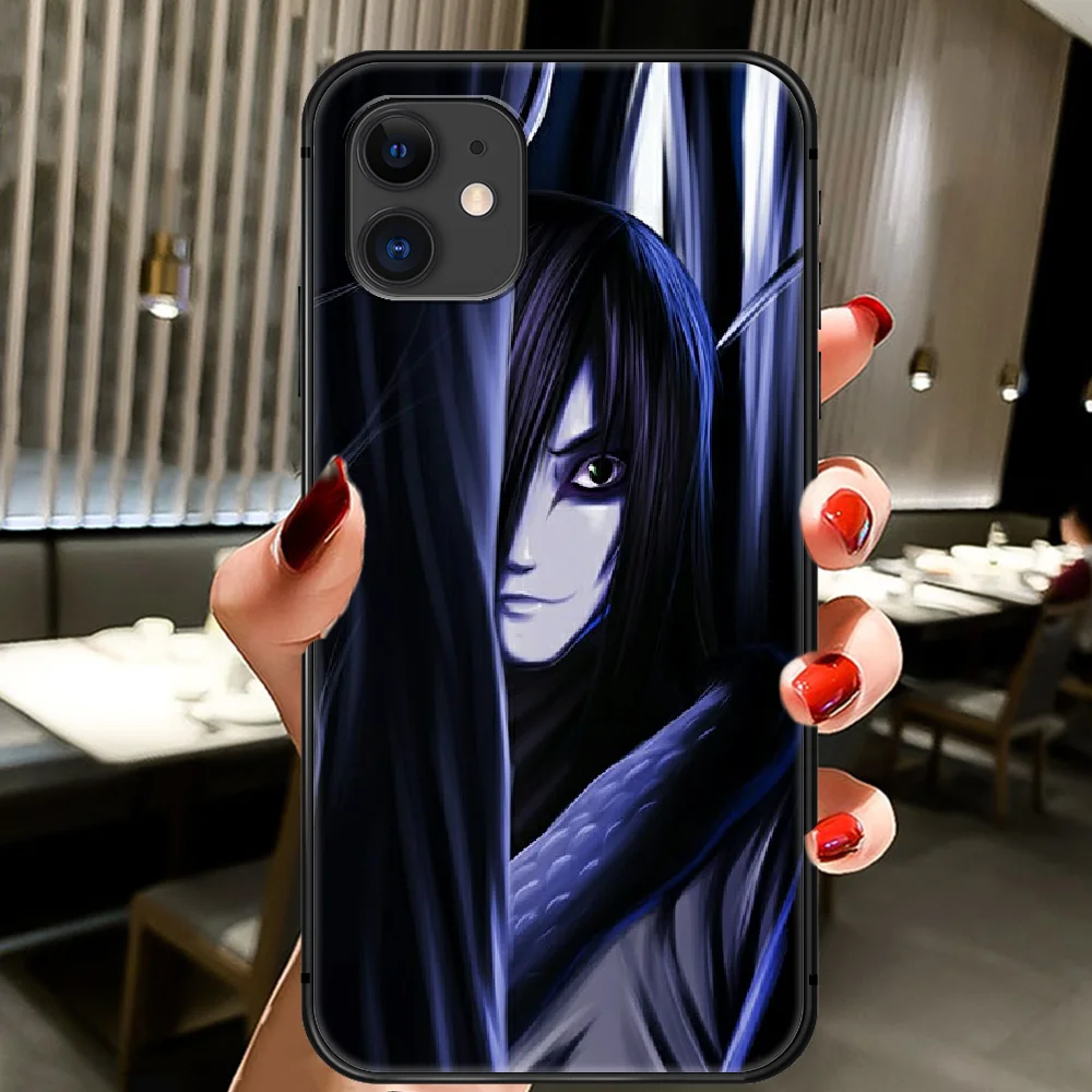 

Naruto Orochimaru Snake Anime Phone Case Cover Hull For IPhone 5 5s se 2 6 6s 7 8 12 Mini Plus X XS XR 11 PRO MAX black Funda
